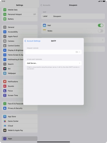 Press the field below 