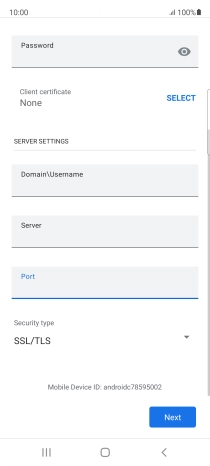Press the drop down list below 