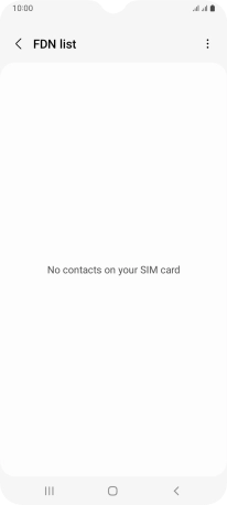 Press the menu icon.