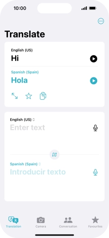 Press the full screen icon.