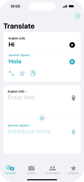 Press the full screen icon.