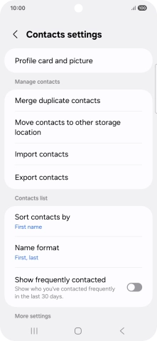 Press Merge duplicate contacts.