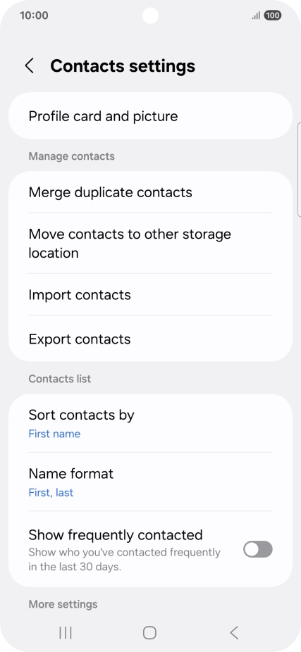 Press Merge duplicate contacts.