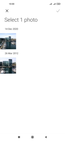 Press the required picture.