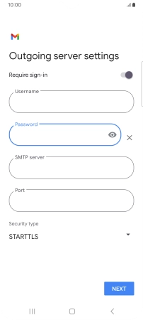Press the field below 