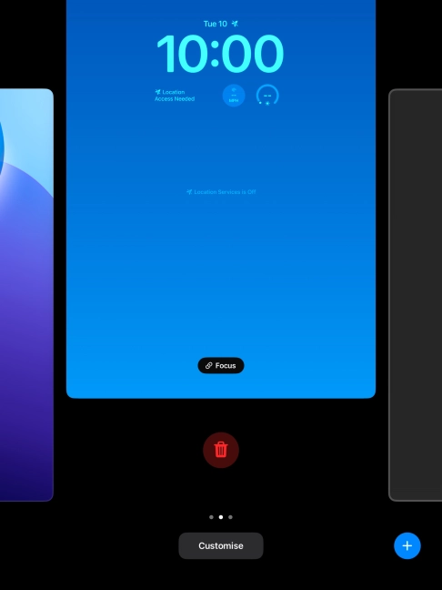 Press the delete icon. Press the delete icon.
