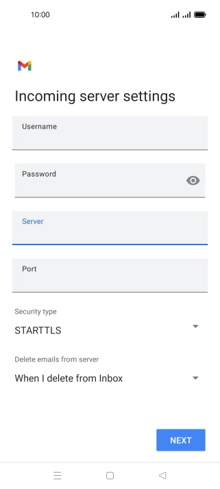 Press the field below Press the field below