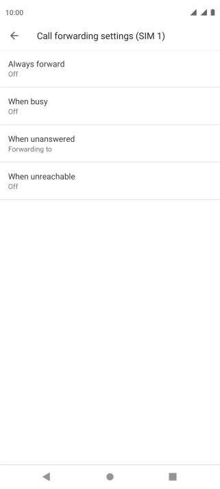 Press the Home key to return to the home screen.
