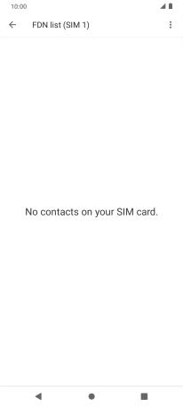 Press the menu icon.