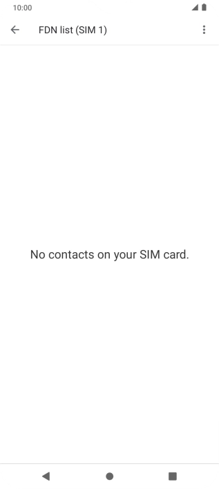 Press the menu icon.