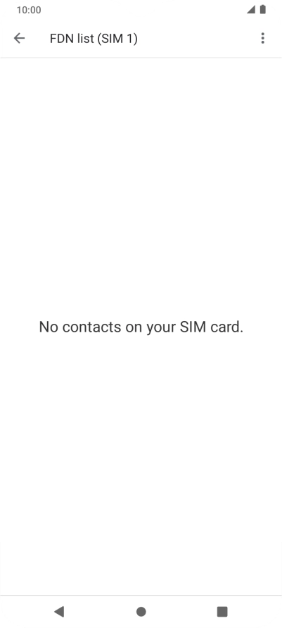 Press the menu icon.