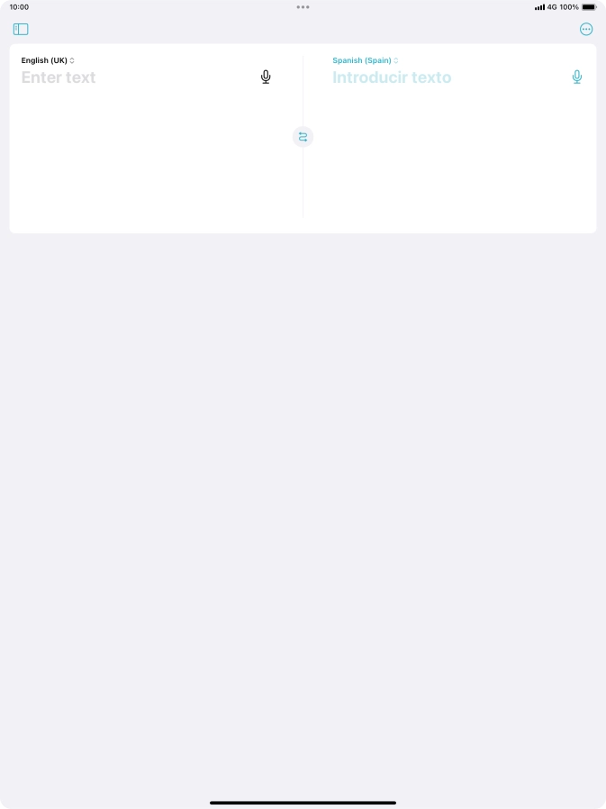 Press the first drop down list.