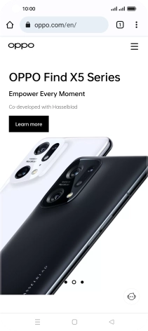 Press the address bar. Press the address bar.