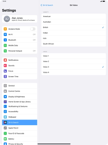Press the required accent. Press the required accent.