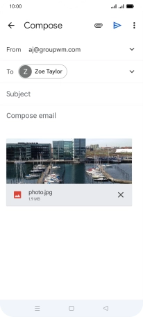 Press Subject and key in the required subject.