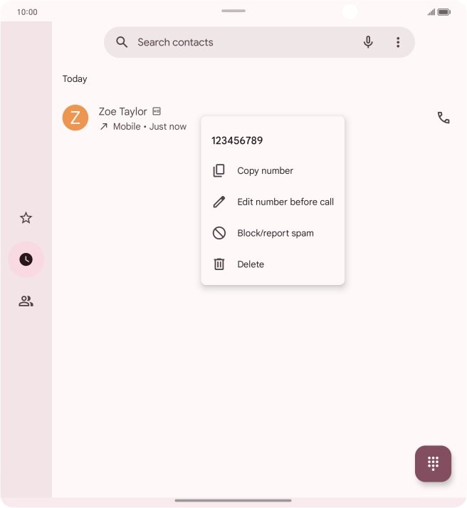 Press Block/report spam.
