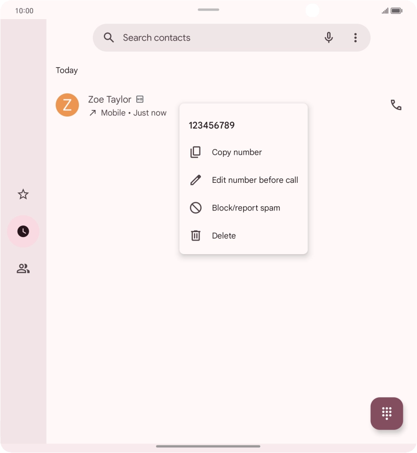Press Block/report spam.