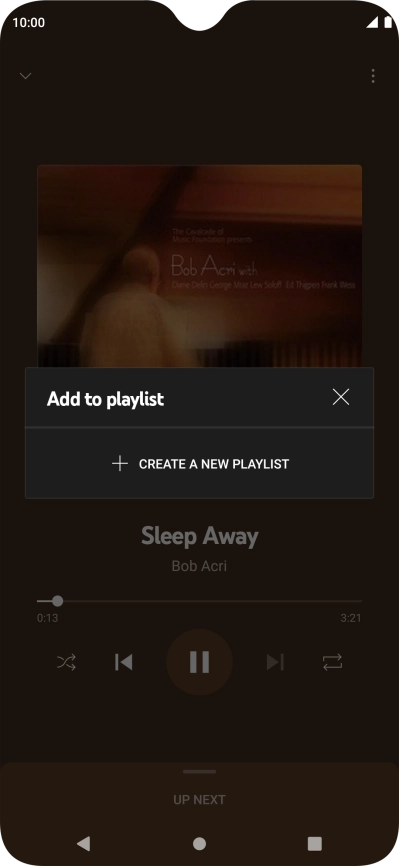 Press CREATE A NEW PLAYLIST.