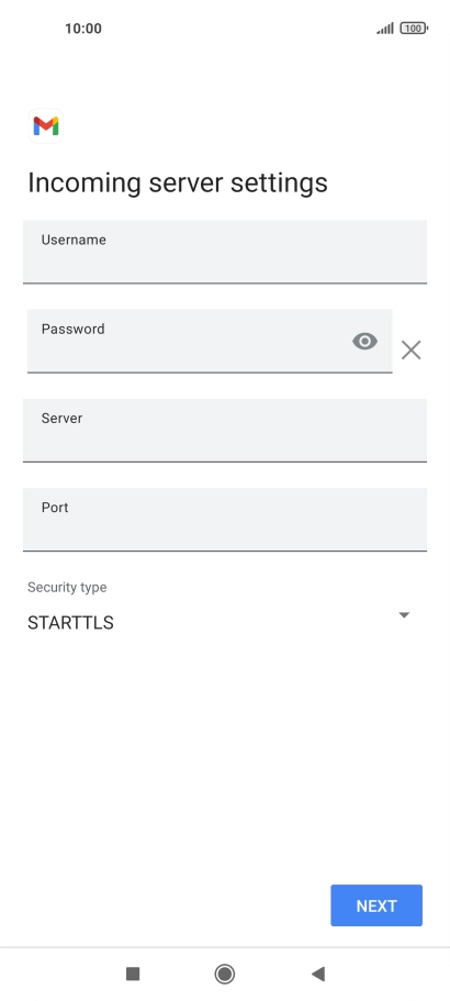 Press the field below 