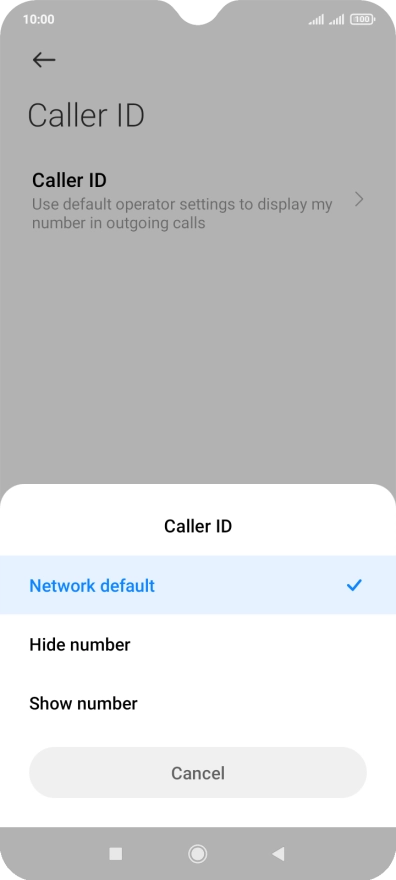 Press Show number to turn on caller identification. Press Show number to turn on caller identification.