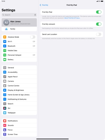 Press the indicator next to Press the indicator next to