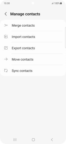Press Merge contacts.