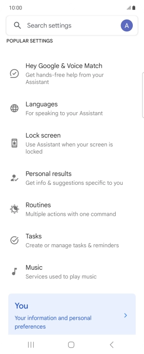 Press Hey Google & Voice Match.