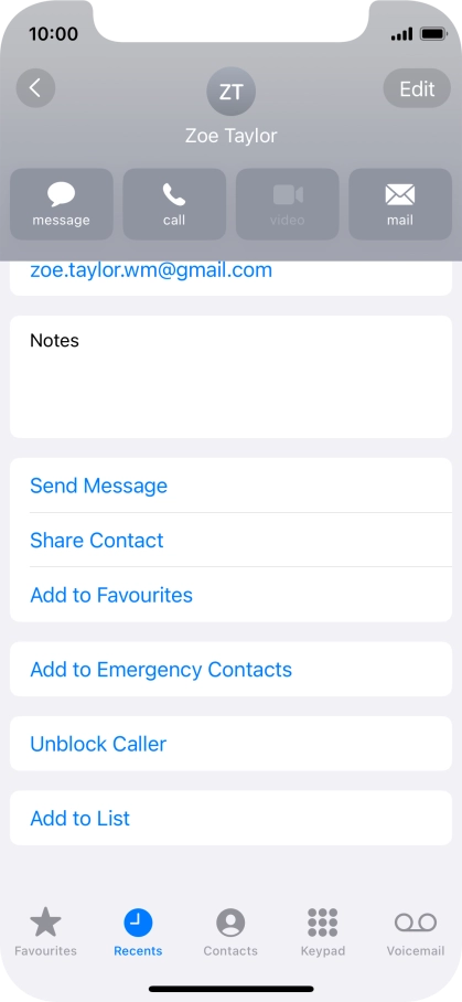 Slide your finger upwards starting from the bottom of the screen to return to the home screen.