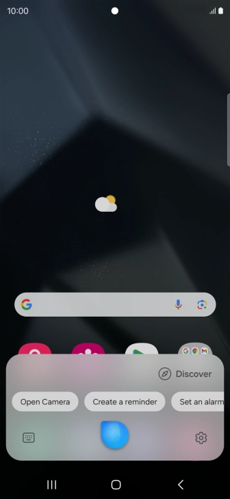 Say, in your own words, what you would like your phone to do, e.g.: OPEN [app], CALL [contact], SEARCH THE WEB FOR [information].