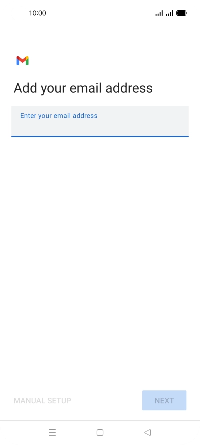 Press the field below 