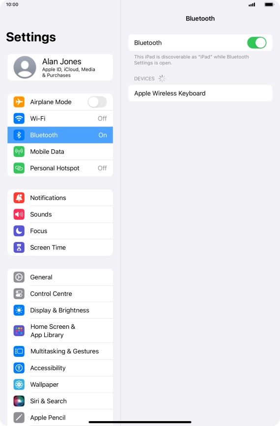 Slide your finger upwards starting from the bottom of the screen to return to the home screen.