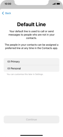Press the required price plan.