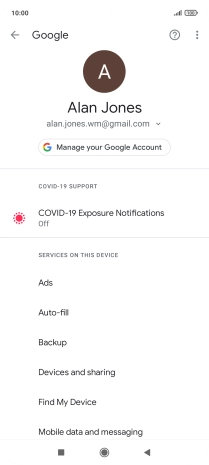 Press Find My Device.