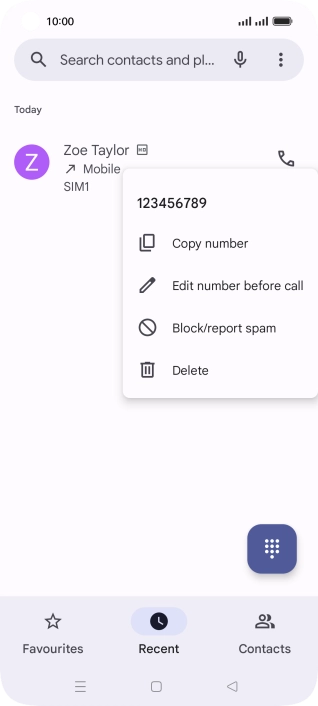 Press Block/report spam.
