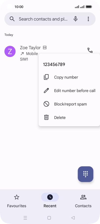 Press Block/report spam.