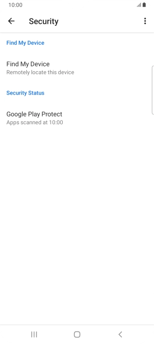 Press Find My Device.