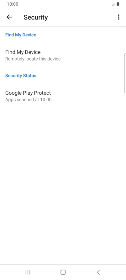 Press Find My Device.