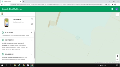 Click the required device.