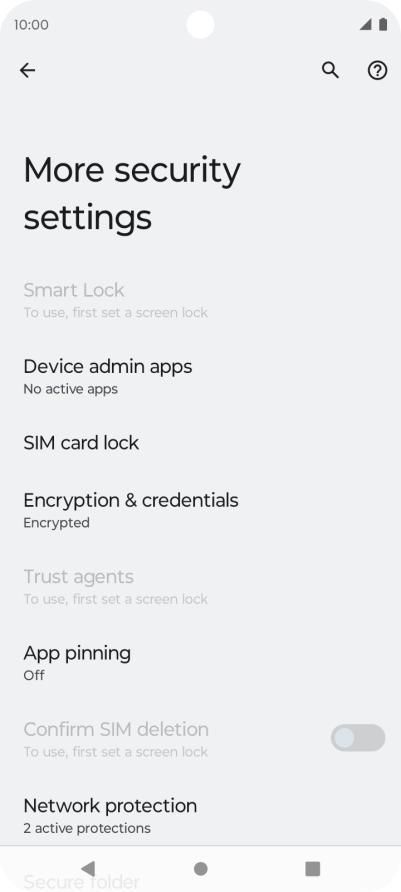 Press SIM card lock.