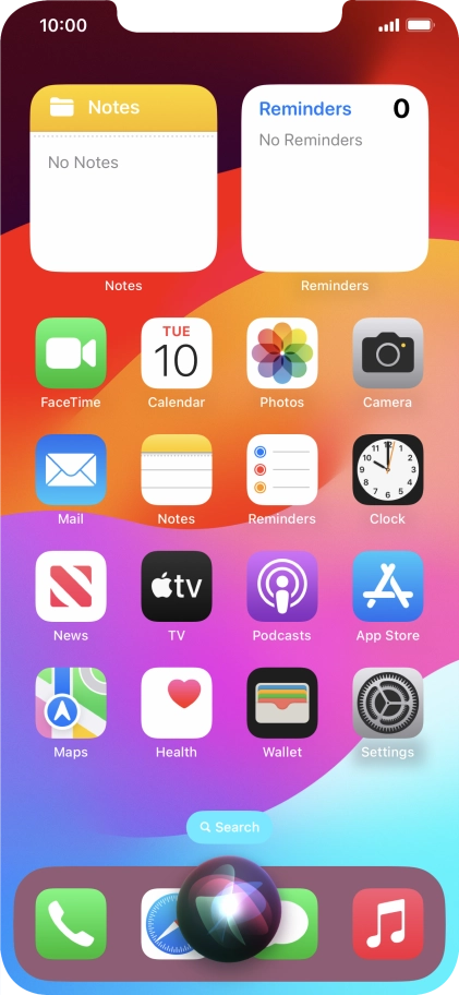 Say, in your own words, what you would like your phone to do, e.g.: CAMERA, CALL [contact], SEARCH THE WEB FOR [information].