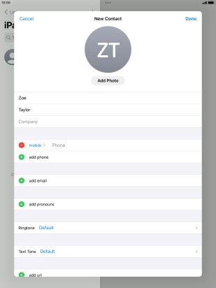 Press Phone and key in the required phone number. Press Phone and key in the required phone number.