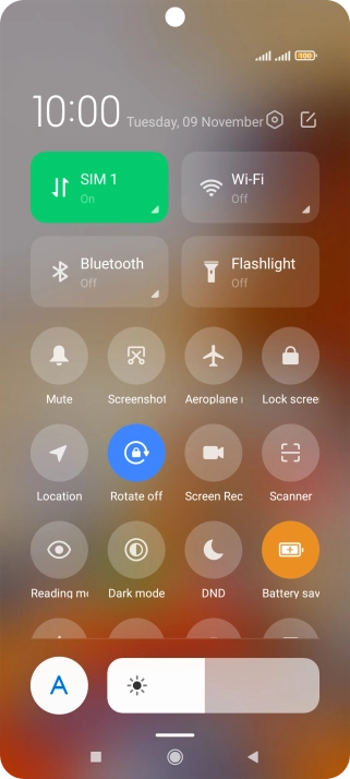 Press the Home key to return to the home screen.