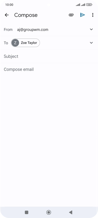 Press Subject and key in the required subject.