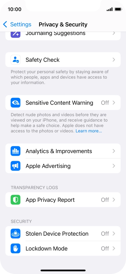 Press Sensitive Content Warning.