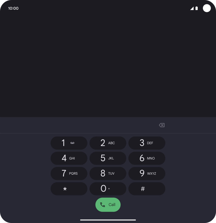 Press and hold number key 1 to call voicemail. Follow the instructions to listen to your messages.
