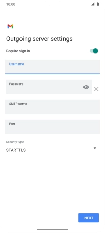 Press the field below 