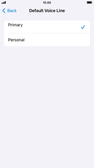 Press the required price plan.