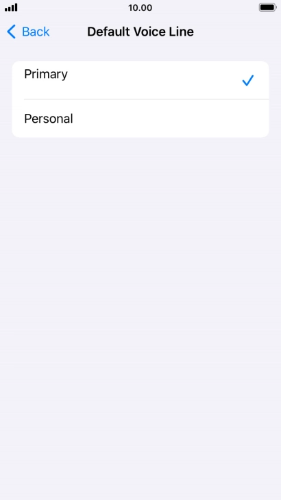 Press the required price plan.