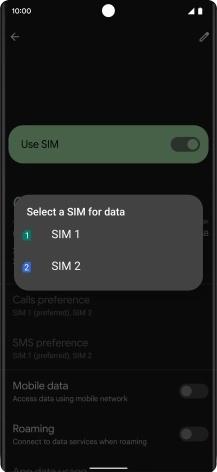 Press the required price plan.