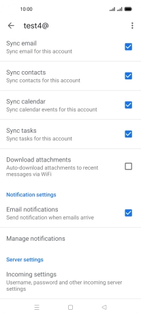 Press the field next to 